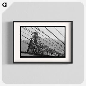 アートポスター-Shasta Dam Construction
 - ラッセル リー Poster.