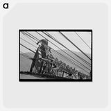 アートポストカード-Shasta Dam Construction
 - ラッセル リー Postcard.