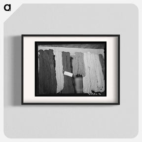 アートポスター-Dyed Woolen Skeins
 - ラッセル リー Poster.