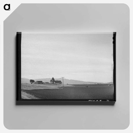 アートパネル-Harrowing the Bean Field
 - ラッセル リー Canvas.