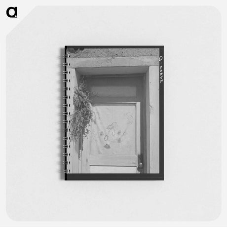 アートメモ帳-Spanish-American Farmhouse Entrance
 - ラッセル リー Memo.