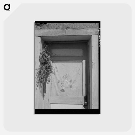 アートポストカード-Spanish-American Farmhouse Entrance
 - ラッセル リー Postcard.