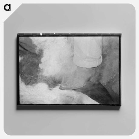 アートパネル-Burning Out Calf Horns
 - ラッセル リー Canvas.