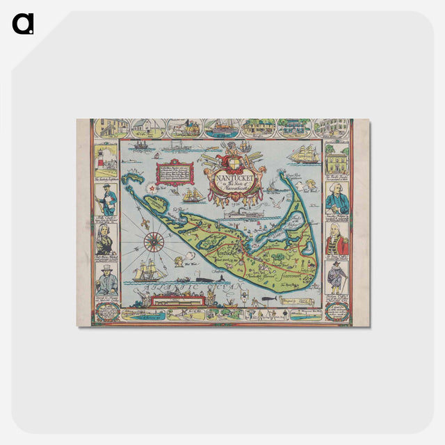 アートポストカード-Nantucket
 - ボストン公共図書館 Postcard.