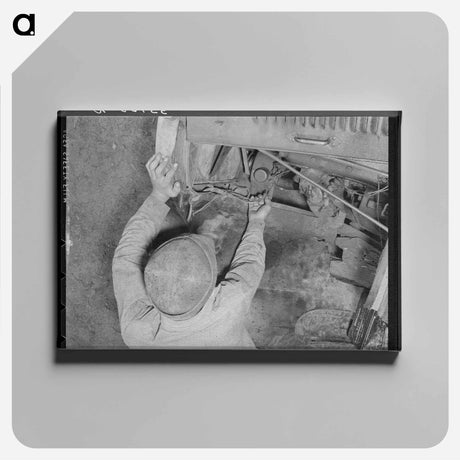 アートパネル-Oklahoma Mechanic
 - ラッセル リー Canvas.