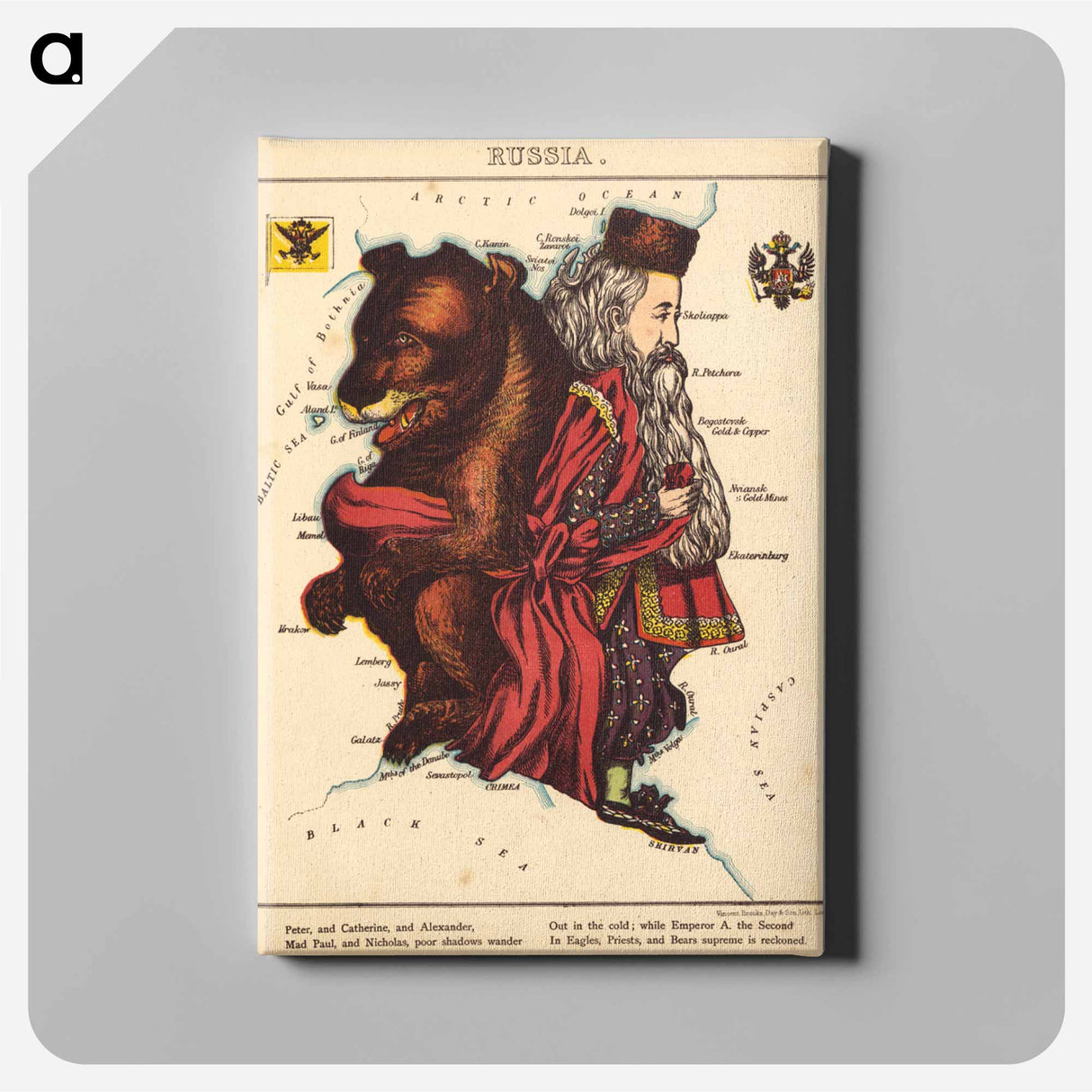 アートパネル-Russia
 - ボストン公共図書館 Canvas.