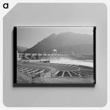 アートパネル-Bonneville Dam and Fish Ladders
 - ラッセル リー Canvas.