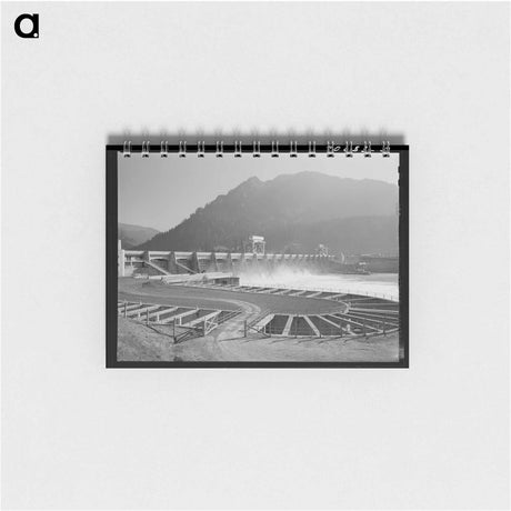 アートメモ帳-Bonneville Dam and Fish Ladders
 - ラッセル リー Memo.