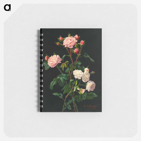 アートメモ帳-Pink and White Roses
 - ボストン公共図書館 Memo.