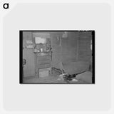 アートポストカード-Bunkhouse Interior
 - ラッセル リー Postcard.