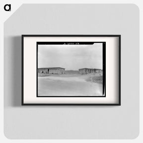 アートポスター-Cotton pickers camp near Robstown, Texas - ドロテア ラング Poster.