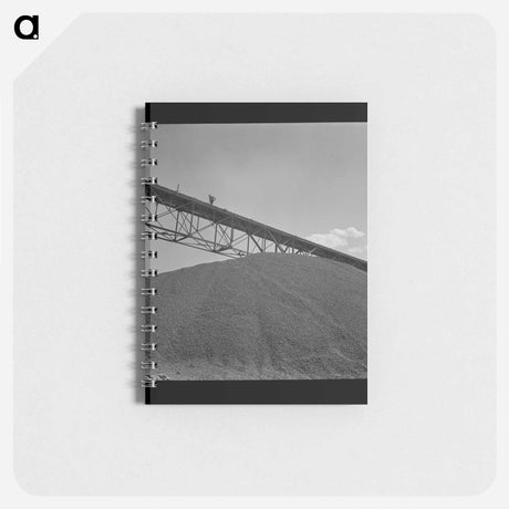 アートメモ帳-Shasta Dam Gravel Pile
 - ラッセル リー Memo.