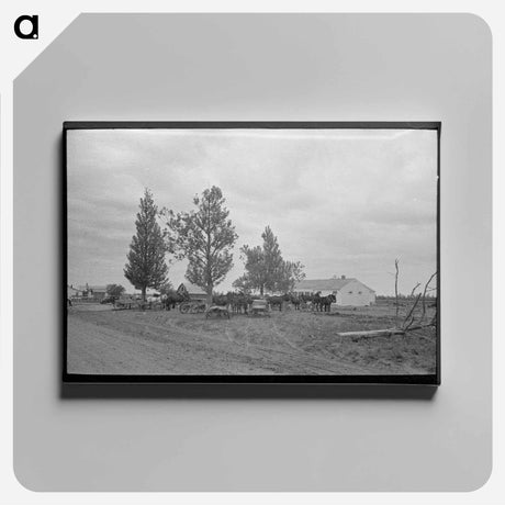 アートパネル-New Madrid County FSA Client
 - ラッセル リー Canvas.