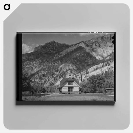 アートパネル-Ouray Railroad Station
 - ラッセル リー Canvas.
