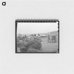 アートメモ帳-Small farm in the coast range foothills - ドロテア ラング Memo.