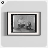 Corner of one-room cabin belonging to farmer starting in cut-over area - Dorothea Lange Poster.