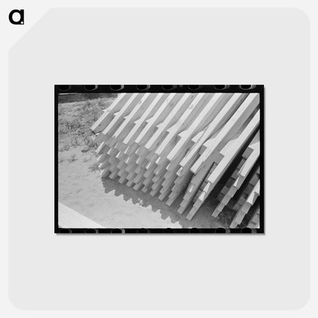 アートポストカード-Food Storage Trusses
 - ラッセル リー Postcard.