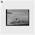 アートポストカード-Dairy Cattle on Black Canyon Project
 - ラッセル リー Postcard.