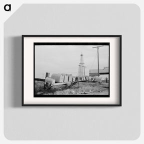アートポスター-Mail Boxes, Seminole Oil Field, Oklahoma
 - ラッセル リー Poster.