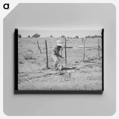アートパネル-Mrs. Hutton's Garden
 - ラッセル リー Canvas.