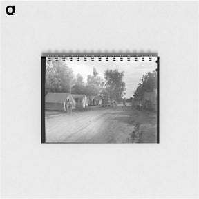 アートメモ帳-Camp of migratory fruit pickers - ドロテア ラング Memo.