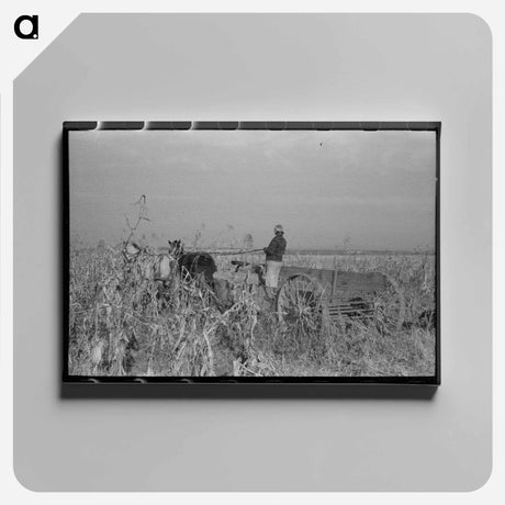 アートパネル-Husking Corn
 - ラッセル リー Canvas.
