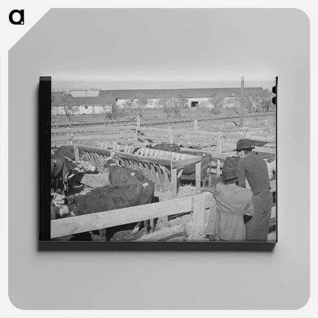 アートパネル-Stockyard, San Angelo
 - ラッセル リー Canvas.
