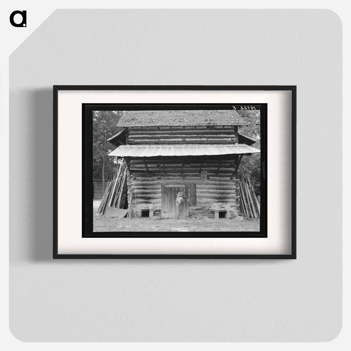 Tobacco barn - Dorothea Lange Poster.