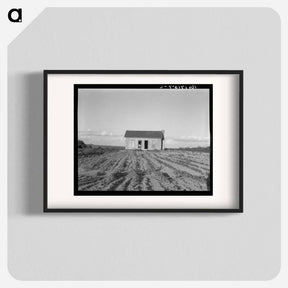 アートポスター-Abandoned tenant house. Childress County, Texas - ドロテア ラング Poster.