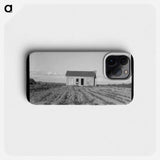 Abandoned tenant house. Childress County, Texas - ドロテア ラング Phone Case.