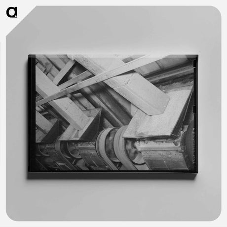アートパネル-Rice Polishing, Louisiana
 - ラッセル リー Canvas.