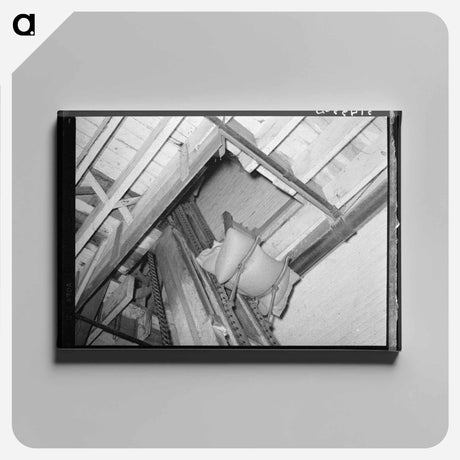 アートパネル-Rice Mill Conveyors
 - ラッセル リー Canvas.