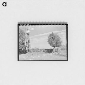アートメモ帳-Mexican Farm, Hidalgo County
 - ラッセル リー Memo.