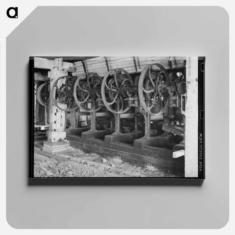 アートパネル-Abandoned Sugar Mill Machinery
 - ラッセル リー Canvas.