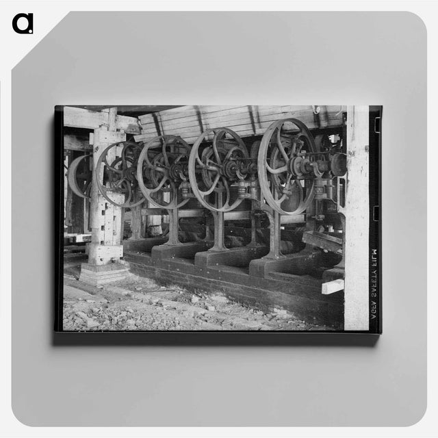 アートパネル-Abandoned Sugar Mill Machinery
 - ラッセル リー Canvas.