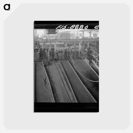 アートポストカード-Anaconda Wire Finishing Mill
 - ラッセル リー Postcard.