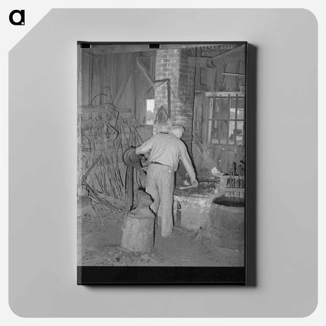 アートパネル-Blacksmith Shop, Marshall
 - ラッセル リー Canvas.