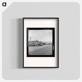 アートポスター-Rented cabins, ten dollars a month, in vicinity of Arkansawyers auto camp. Greenfield, Salinas Valley, California. - ドロテア ラング Poster.