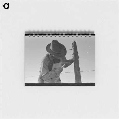 アートメモ帳-Barbed Wire Fence at El Indio
 - ラッセル リー Memo.