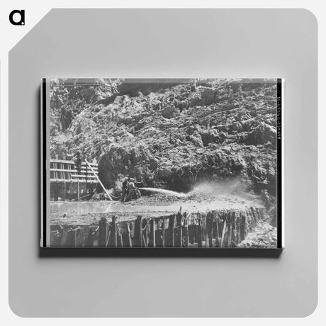アートパネル-Shasta Dam Construction
 - ラッセル リー Canvas.