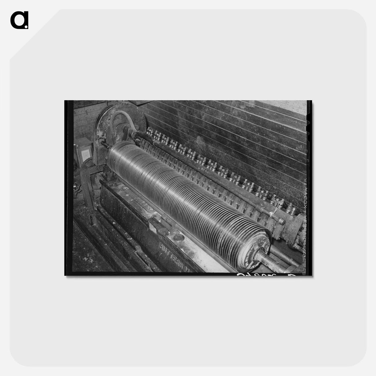 アートポストカード-Steel Milled Roll
 - ラッセル リー Postcard.