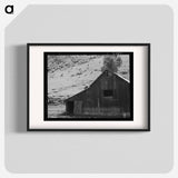 Barn in a valley back of Mission San Jose - Dorothea Lange Poster.