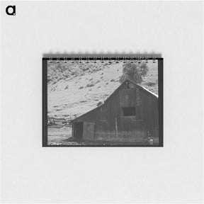 アートメモ帳-Barn in a valley back of Mission San Jose - ドロテア ラング Memo.