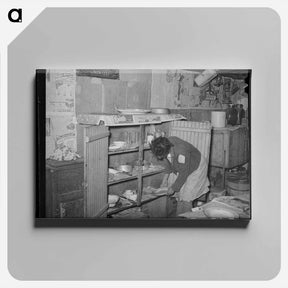 アートパネル-Tenant Farmer's Cupboard
 - ラッセル リー Canvas.