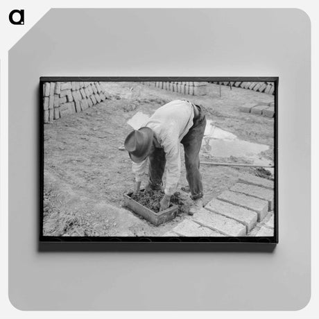 アートパネル-Adobe Bricks, Chamisal
 - ラッセル リー Canvas.