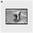 アートポストカード-Adobe Bricks, Chamisal
 - ラッセル リー Postcard.
