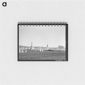アートメモ帳-Graveyard along U.S. No. 7 near Arlington, Vermont
 - ラッセル リー Memo.