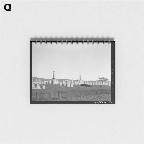 アートメモ帳-Graveyard along U.S. No. 7 near Arlington, Vermont
 - ラッセル リー Memo.