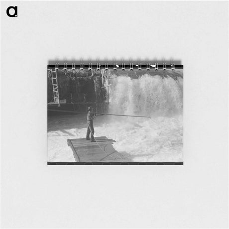 アートメモ帳-Indian Fishing at Celilo Falls
 - ラッセル リー Memo.