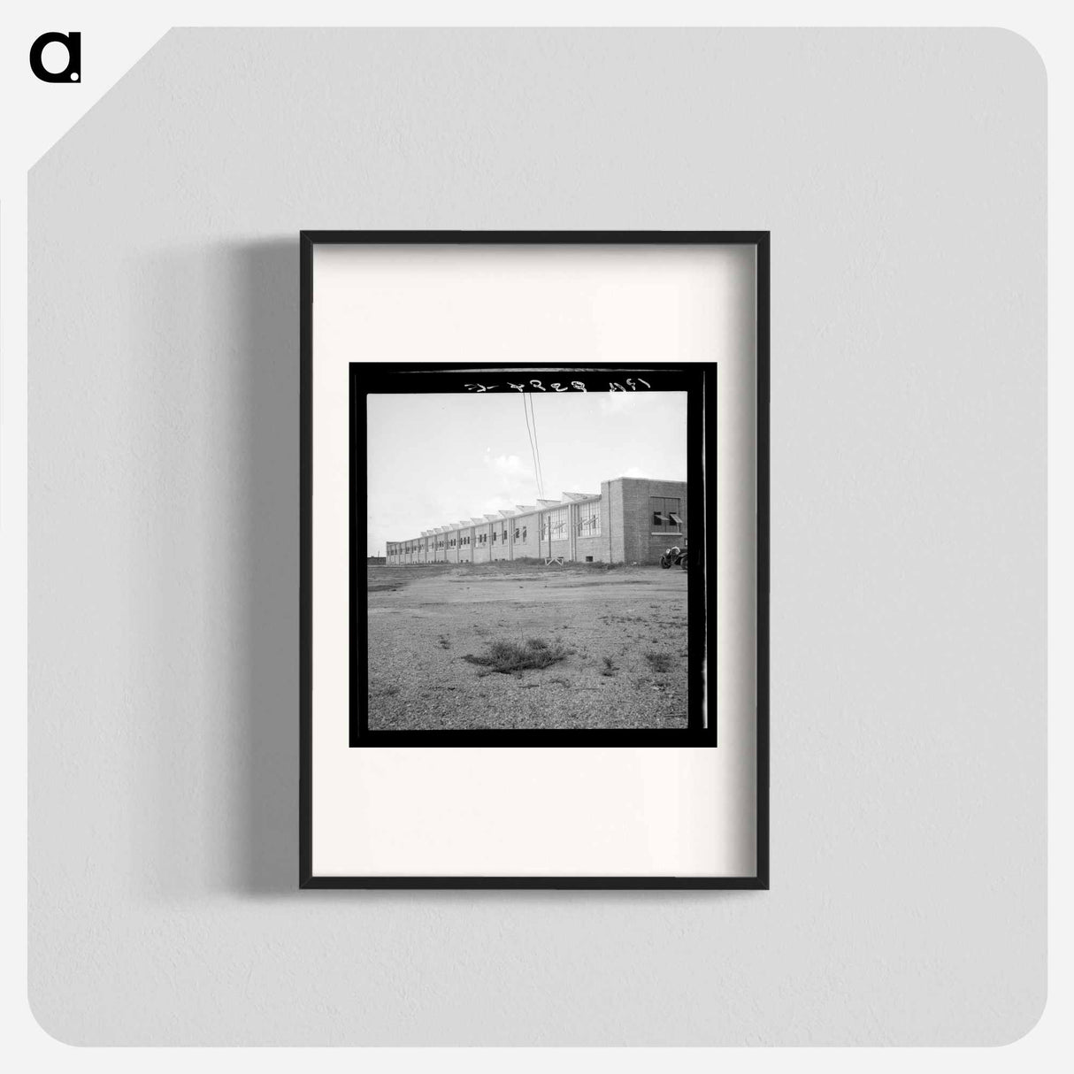 Textile factory built by Work Projects Administration - Dorothea Lange Poster.